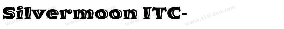 Silvermoon ITC字体转换
